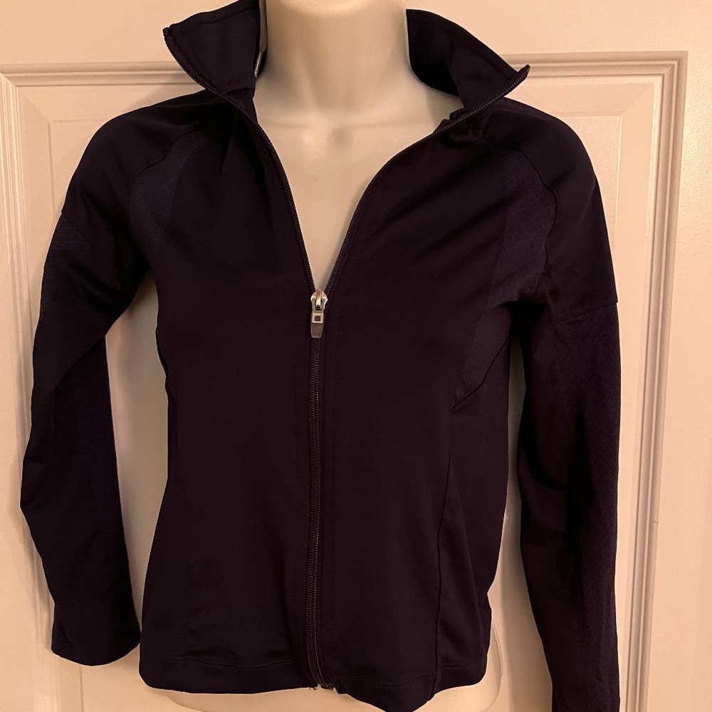 Champion lightweight Blue sweatshirt with zipper size 7-8